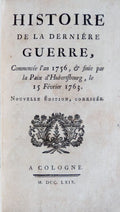 HISTOIRE DE LA DERNIÃ‰RE GUERRE.