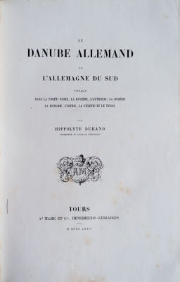 LE DANUBE ALLEMAND ET Lâ€™ALLEMAGNE DU SUD.