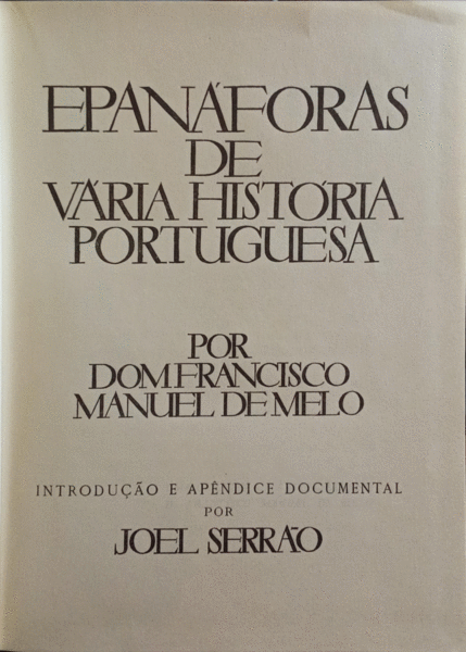 EPANÃFORAS DE VÃRIA HISTÃ“RIA PORTUGUESA.