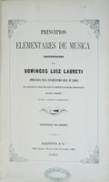 PRINCIPIOS ELEMENTARES DE MUSICA. [4.Âª EDIÃ‡ÃƒO]