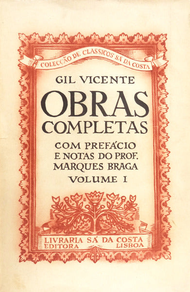 OBRAS COMPLETAS. [SÃ DA COSTA - COMPLETO]