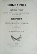 BIOGRAFIA DE ANTONIO PUSICH. [ENCADERNAÃ‡ÃƒO ARMORIADA.]