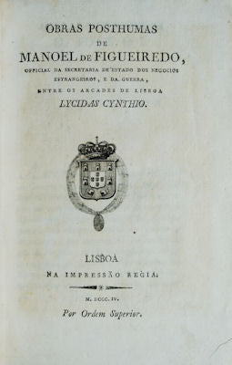 OBRAS POSTHUMAS DE MANOEL DE FIGUEIREDO,