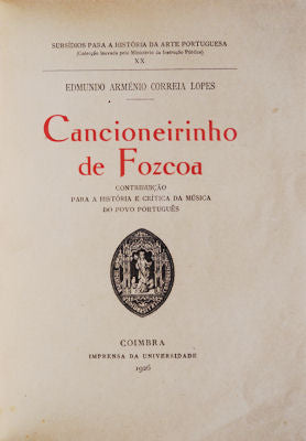 CANCIONEIRINHO DE FOZCOA.