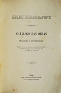 CATÃLOGO DAS OBRAS NACIONAES E ESTRANGEIRAS.