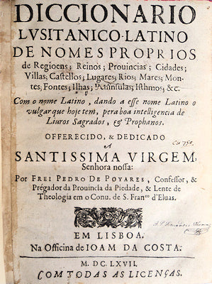 DICCIONARIO LVSITANICO-LATINO DE NOMES PROPRIOS