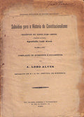 SUBSIDIOS PARA A HISTÃ“RIA DO CONSTITUCIONALISMO.