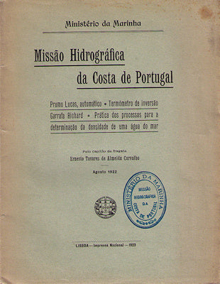 MISSÃƒO HIDROGRÃFICA DA COSTA DE PORTUGAL.
