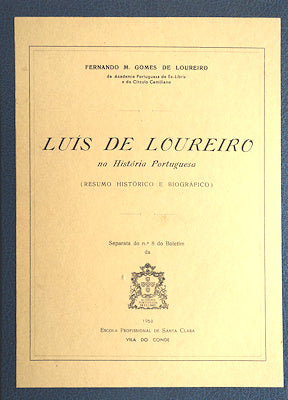 LUÃS DE LOUREIRO NA HISTÃ“RIA PORTUGUESA.