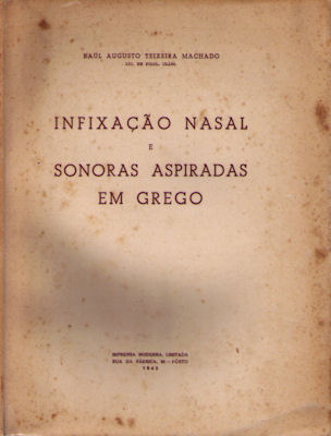 INFIXAÃ‡ÃƒO NASAL E SONORAS ASPIRADAS EM GREGO.