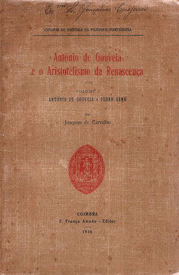 ANTÃ“NIO DE GOUVEIA E O ARISTOTELISMO DA RENASCENÃ‡A.