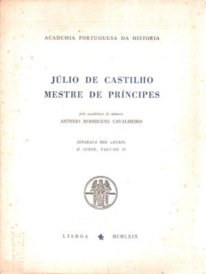 JÃšLIO DE CASTILHO MESTRE DE PRÃNCIPES.