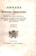 ANNAES DA MARINHA PORTUGUEZA.