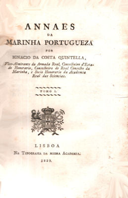 ANNAES DA MARINHA PORTUGUEZA.