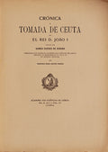 CRÃ“NICA DA TOMADA DE CEUTA POR EL REI D. JOÃƒO I.