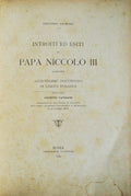INTROITI ED ESITI DI PAPA NOCCOLÃ’ III [1279-1280].