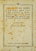 RELAÃ‡ÃƒO DO NOVO CAMINHO QUE FÃŠZ POR TERRA E MAR VINDO DA ÃNDIA PARA PORTUGAL, NO ANO DE 1663.