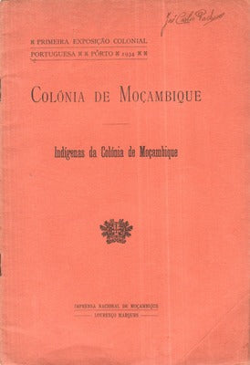 INDÃGENAS DA COLÃ“NIA DE MOÃ‡AMBIQUE.