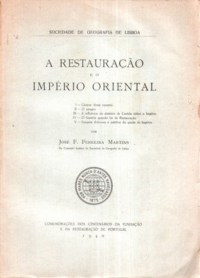 A RESTAURAÃ‡ÃƒO E O IMPÃ‰RIO ORIENTAL.