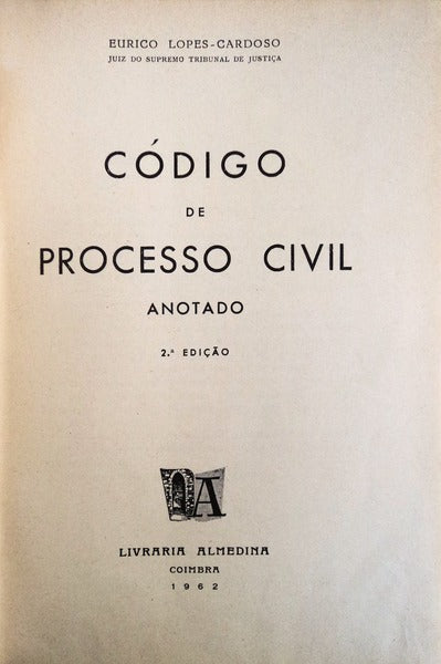 CÃ“DIGO DE PROCESSO CIVIL ANOTADO.