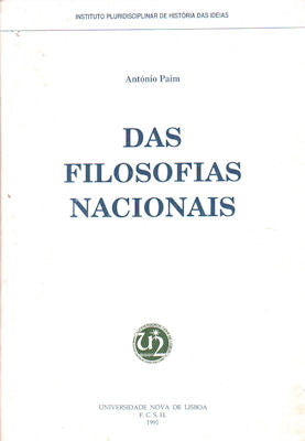 PROPOSTAS PARA A CARACTERIZAÃ‡ÃƒO DAS FILOSOFIAS NACIONAIS.