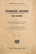 ORGANIZAÃ‡ÃƒO JUDICIÃRIA DAS COLÃ“NIAS.