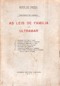 AS LEIS DE FAMÃLIA NO ULTRAMAR.