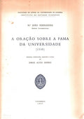A ORAÃ‡ÃƒO SOBRE A FAMA DA UNIVERSIDADE (1548).