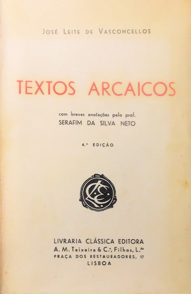 TEXTOS ARCAICOS.