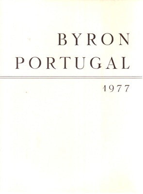 BYRON PORTUGAL. 1977.