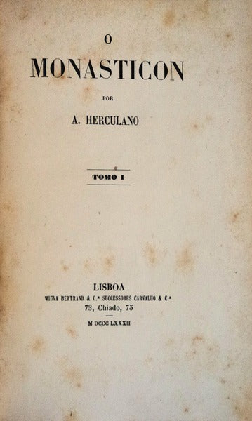 O MONGE DE CISTÃ‰R. [2 VOLS.]