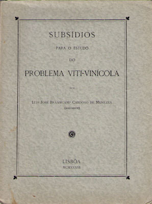 SUBSÃDIOS PARA O ESTUDO DO PROBLEMA VITI-VINÃCOLA.
