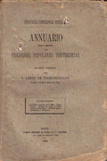 ANNUARIO PARA O ESTUDO DAS TRADIÃ‡Ã•ES POPULARES PORTUGUEZAS.