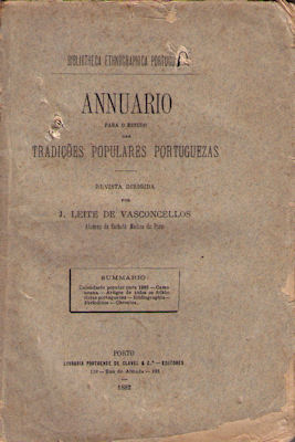 ANNUARIO PARA O ESTUDO DAS TRADIÃ‡Ã•ES POPULARES PORTUGUEZAS.