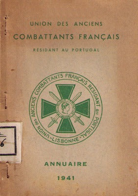 ANNUAIRE. 1937, 1938, 1941. UNION DES ANCIENS COMBATTANTS FRANÃ‡AIS,