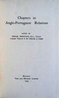 CHAPTERS IN ANGLO-PORTUGUESE RELATIONS.