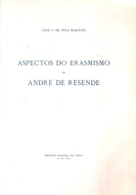 ASPECTOS DO ERASMISMO DE ANDRÃ‰ DE RESENDE.
