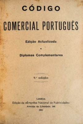 CÃ“DIGO COMERCIAL PORTUGUÃŠS.