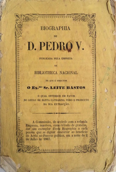 BIOGRAPHIA DE D. PEDRO V.