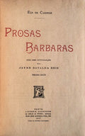 PROSAS BÃRBARAS. [3.Âª EDIÃ‡ÃƒO]