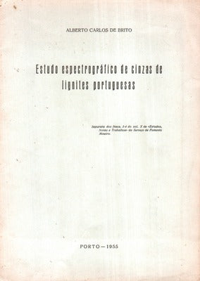 ESTUDOS ESPECTROGRÃFICOS DE CINZAS DE LIGNITES PORTUGUESAS.