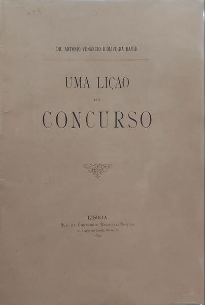 UMA LIÃ‡ÃƒO DE CONCURSO.