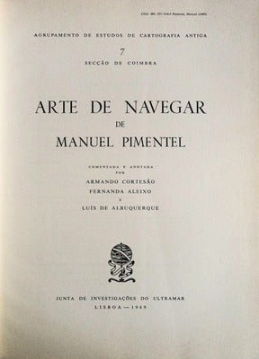 ARTE DE NAVEGAR DE MANUEL PIMENTEL.
