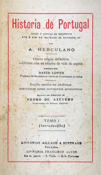 HISTÃ“RIA DE PORTUGAL. [8.Âª EDIÃ‡ÃƒO]