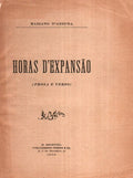 HORAS Dâ€™EXPANSÃƒO (prosa e verso).