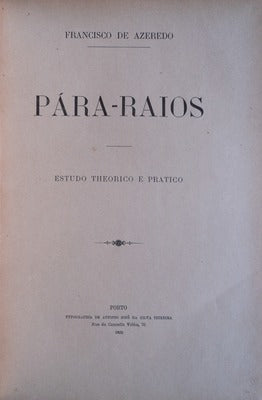 PÃRA-RAIOS. ESTUDO TEÃ“RICO E PRÃTICO.