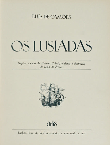 OS LUSÃADAS. [OBRAS COMPLETAS, 4 VOLS.]