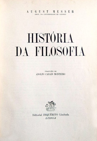 HISTÃ“RIA DA FILOSOFIA.