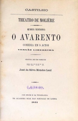 O AVARENTO.
