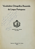 VOCABULÃRIO ORTOGRÃFICO RESUMIDO DA LÃNGUA PORTUGUESA.